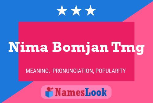 Nima Bomjan Tmg Name Poster