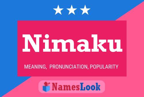 Nimaku Name Poster