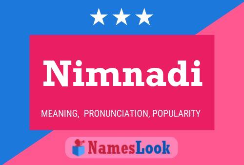 Nimnadi Name Poster