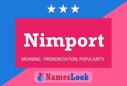 Nimport Name Poster