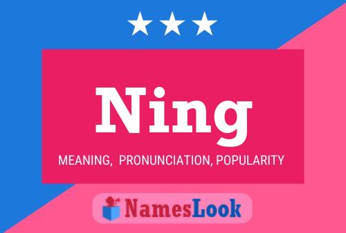 Ning Name Poster