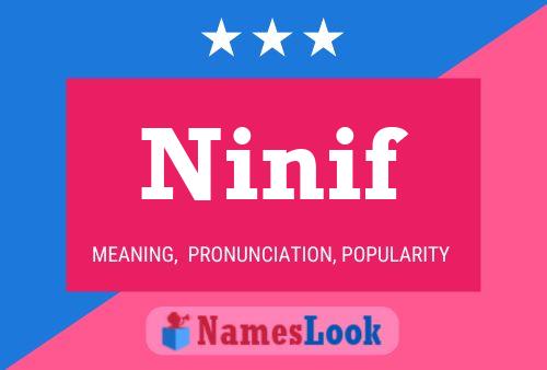 Ninif Name Poster