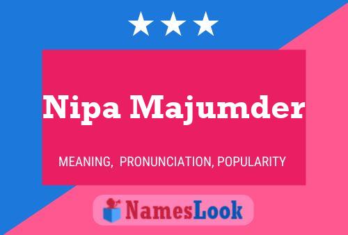 Nipa Majumder Name Poster