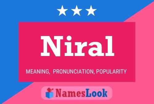 Niral Name Poster