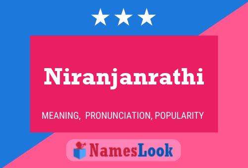 Niranjanrathi Name Poster