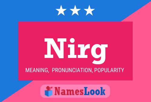 Nirg Name Poster