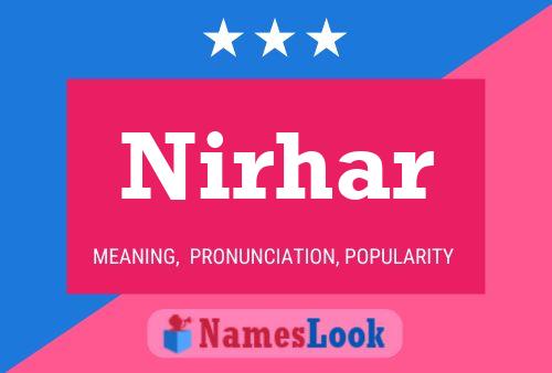 Nirhar Name Poster