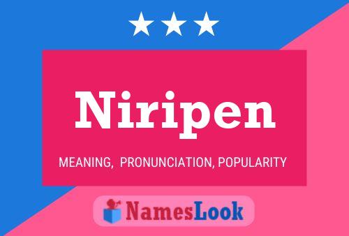 Niripen Name Poster