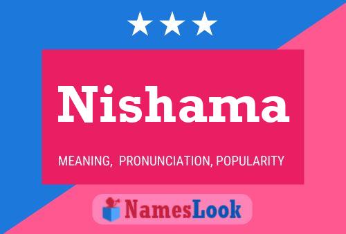 Nishama Name Poster