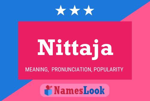 Nittaja Name Poster