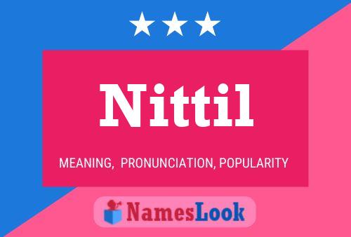 Nittil Name Poster