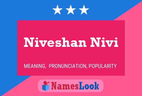 Niveshan Nivi Name Poster