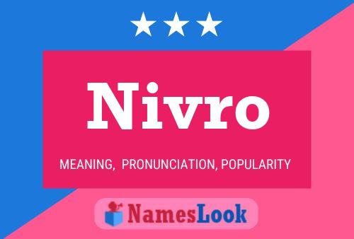 Nivro Name Poster