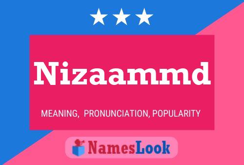 Nizaammd Name Poster