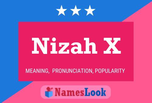 Nizah X Name Poster