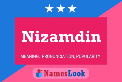 Nizamdin Name Poster