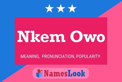 Nkem Owo Name Poster