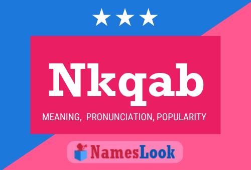 Nkqab Name Poster