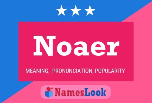 Noaer Name Poster