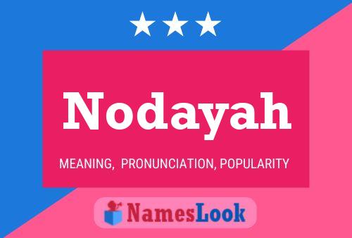 Nodayah Name Poster