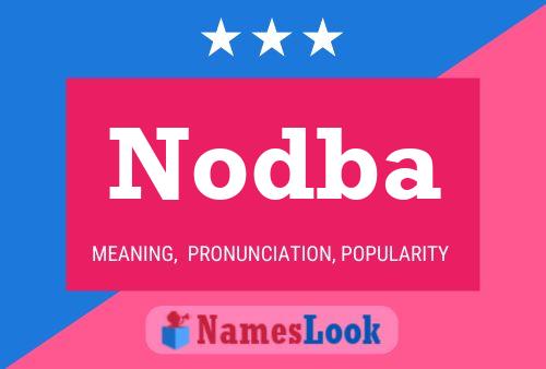 Nodba Name Poster