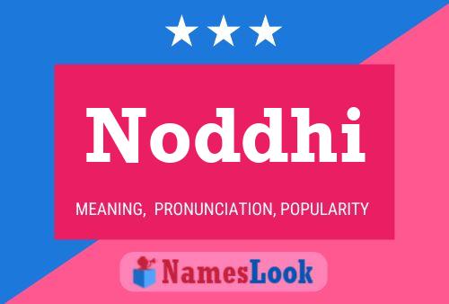 Noddhi Name Poster