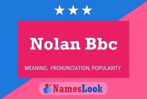 Nolan Bbc Name Poster