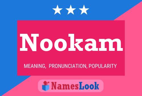 Nookam Name Poster