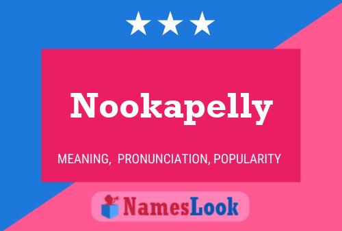 Nookapelly Name Poster