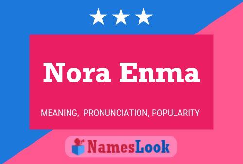 Nora Enma Name Poster