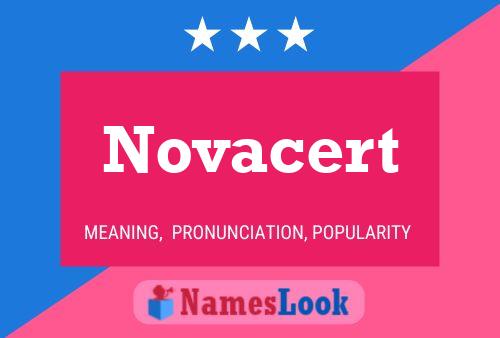 Novacert Name Poster