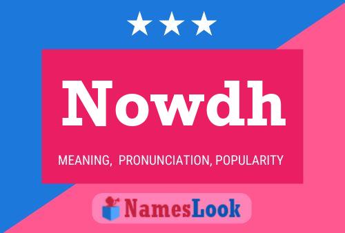 Nowdh Name Poster