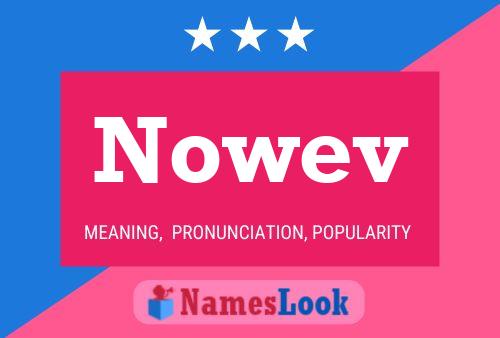 Nowev Name Poster