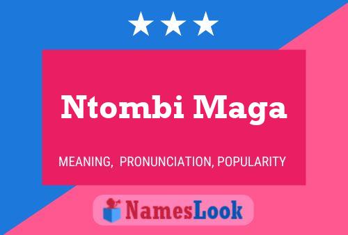 Ntombi Maga Name Poster