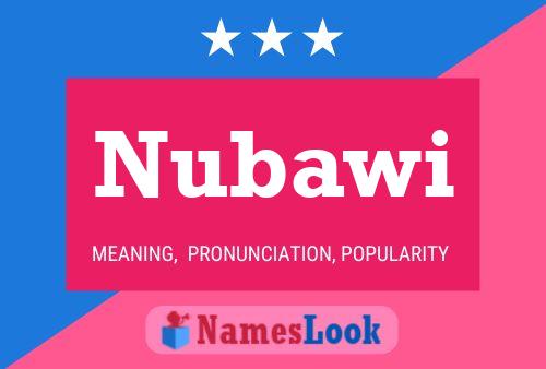 Nubawi Name Poster