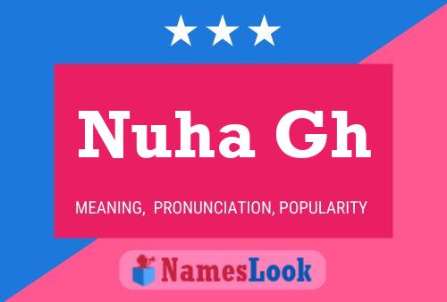 Nuha Gh Name Poster