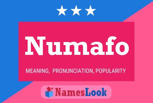 Numafo Name Poster