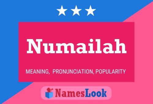 Numailah Name Poster