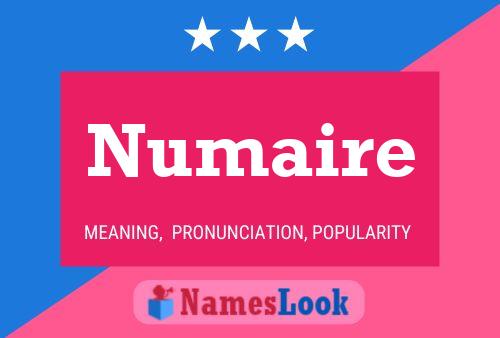 Numaire Name Poster