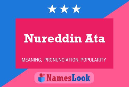 Nureddin Ata Name Poster