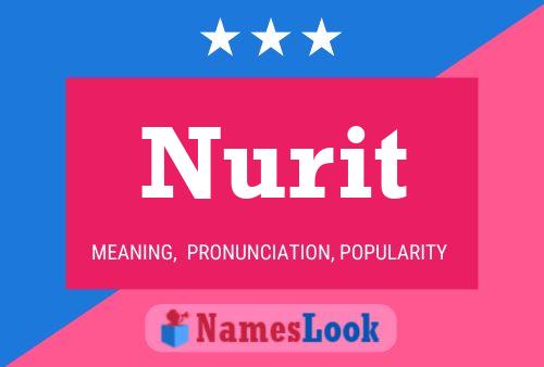 Nurit Name Poster