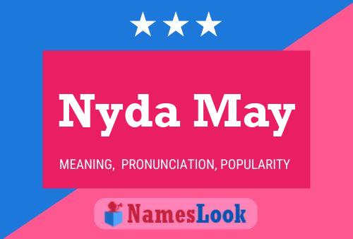 Nyda May Name Poster