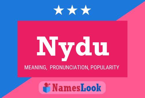 Nydu Name Poster