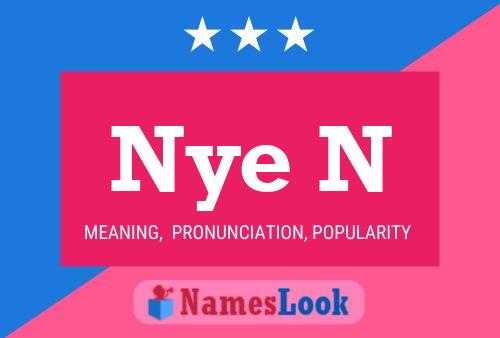 Nye N Name Poster