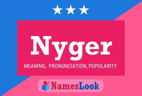 Nyger Name Poster