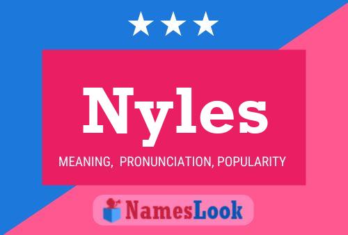 Nyles Name Poster