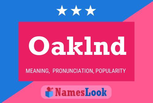 Oaklnd Name Poster