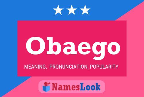 Obaego Name Poster