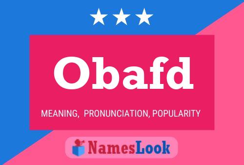 Obafd Name Poster