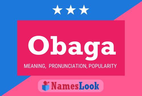 Obaga Name Poster